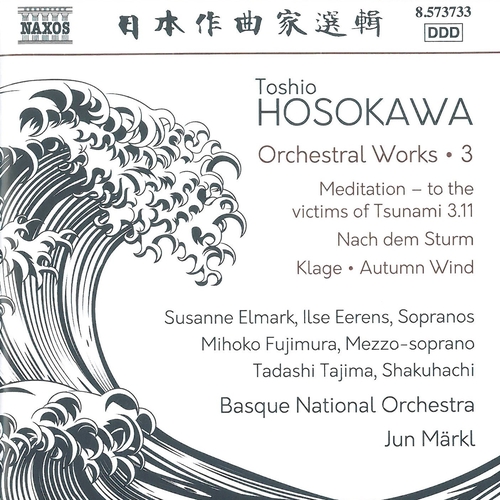 Couverture ORCHESTRAL WORKS 3 de Toshio HOSOKAWA