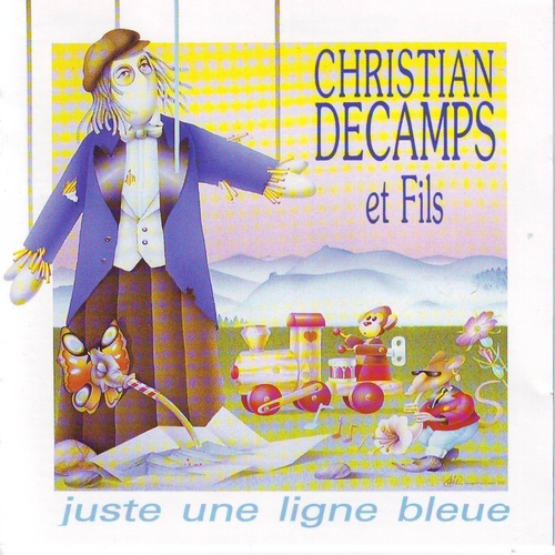 Couverture JUSTE UNE LIGNE BLEUE de Christian DECAMPS