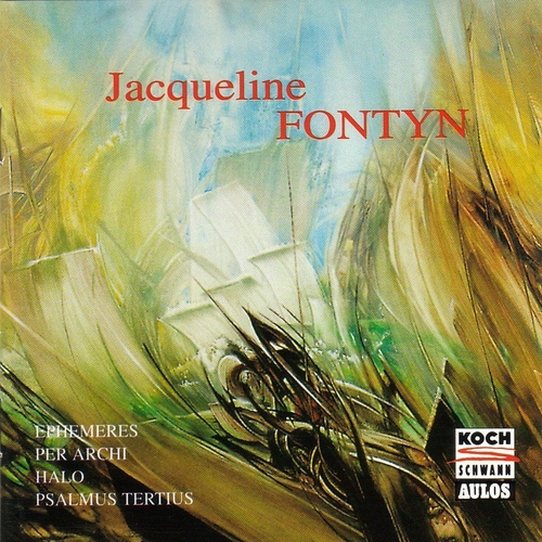 Couverture EPHEMERES / PER ARCHI / HALO / PSALMUS TERTIUS de Jacqueline FONTYN