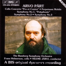 Image du média "SYMPHONIE 1,2,3 / CONCERTO VIOLONCELLE "PRO ET CONTRA" de Arvo PÄRT"