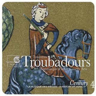 Couverture TROUVERES ET TROUBADOURS