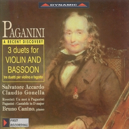 Image du média "DUOS VIOLON BASSON (3) / CANTABILE (+ ROSSINI) de Nicolo PAGANINI"