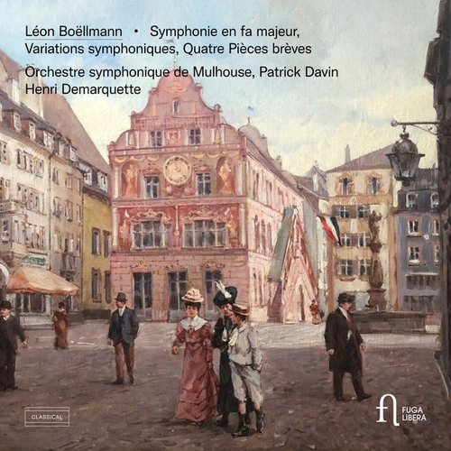 Couverture SYMPHONIE FA / VARIATIONS SYMPHONIQUES / 4 PIÈCES BRÈVES de Leon BOËLLMANN