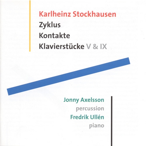 Couverture ZYKLUS / KONTAKTE / KLAVIERSTUCKE V & IX de Karlheinz STOCKHAUSEN