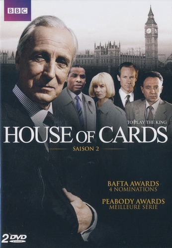 Couverture HOUSE OF CARDS - TO PLAY THE KING de Paul SEED