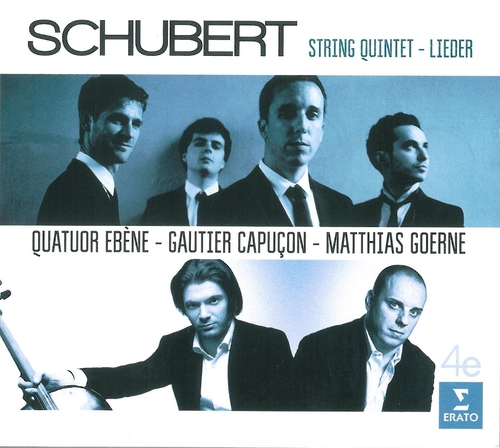 Couverture QUINTETTE CORDES DO / LIEDER de Franz SCHUBERT