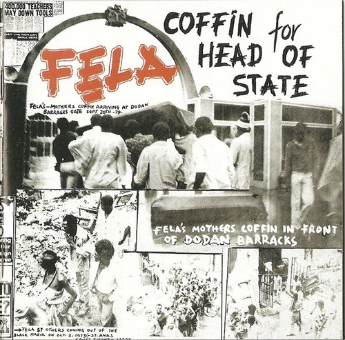 Couverture COFFIN FOR HEAD OF STATE - UNKNOWN SOLDIER de Fela Anikulapo KUTI