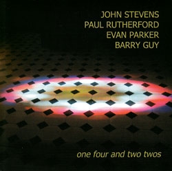 Couverture ONE FOUR AND TWO TWOS de John STEVENS/RUTHERFORD/PARKER/GUY