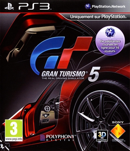 Couverture GRAN TURISMO 5 - PS3