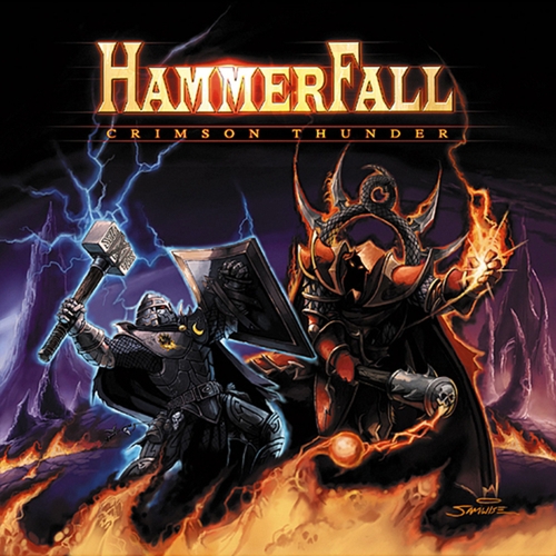 Couverture CRIMSON THUNDER de HAMMERFALL