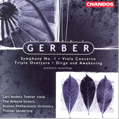 Couverture SYMPHONIE 1 / DIRGE AND AWAKENING / VIOLA CONCERTO .. de Steven R. GERBER