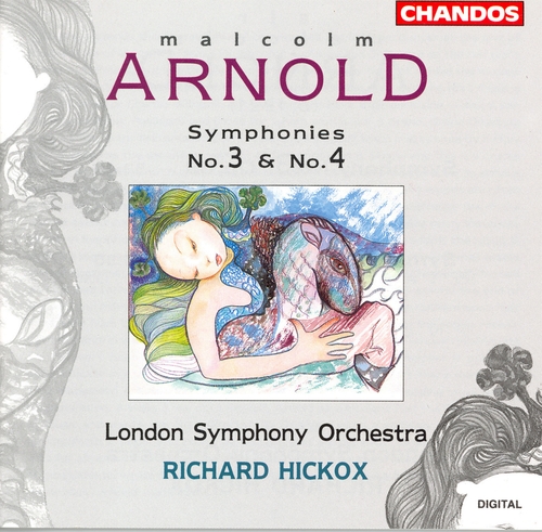 Couverture SYMPHONIE 3,4 de Malcolm ARNOLD