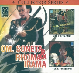 Image du média "BEGADANG VOL.1 / PENASARAN VOL.2 COLLECTOR SERIES de ORKES MELAYU SONETA & RHOMA IRAMA"