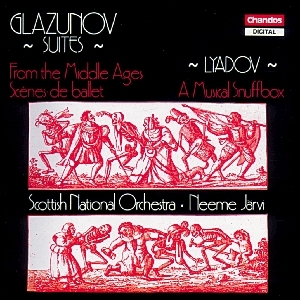 Couverture + LYADOV DU MOYEN AGE OP.79 / SCENES DE BALLET OP.52 de Alexander Konstant. GLAZOUNOV