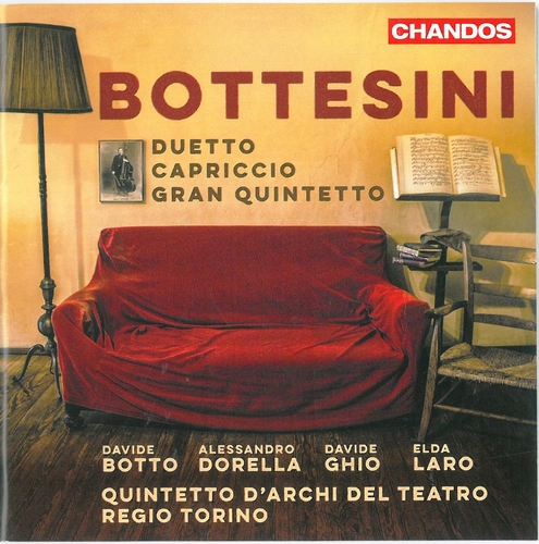 Couverture DUETTO CAPRICCIO GRAN QUINTETTO de Giovanni BOTTESINI