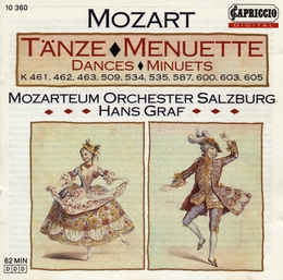 Image du média "DANSES ET MENUETS K.461,462,463,509,534,535,587,600,603,605 de Wolfgang Amadeus MOZART"