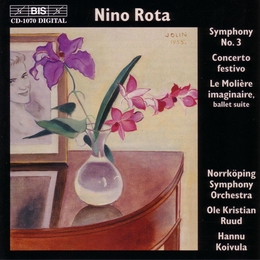 Image du média "SYMPHONIE 3 / CONCERTO FESTIVO / LE MOLIERE IMAGINAIRE de Nino ROTA"