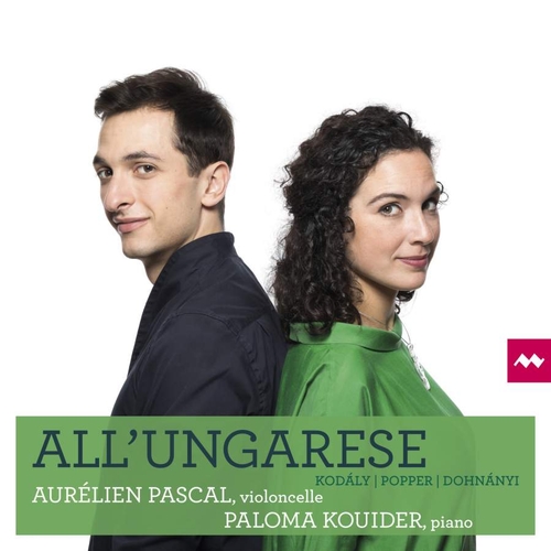 Couverture ALL'UNGARESE - POPPER, KODALY, DOHNANYI