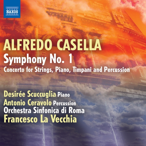 Couverture SYMPHONIE 1 / CONCERTO CORDES OP.69 de Alfredo CASELLA