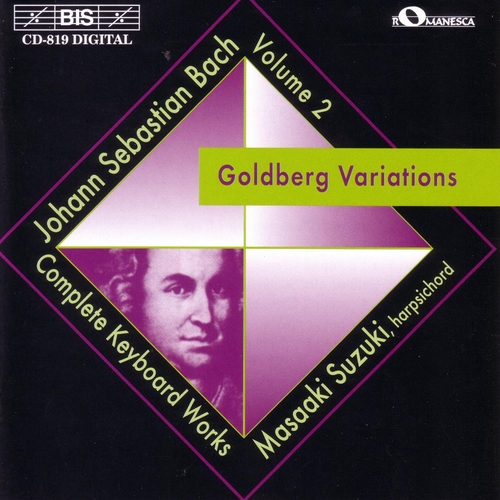 Couverture VARIATIONS GOLDBERG (CLAVECIN) de Johann Sebastian BACH