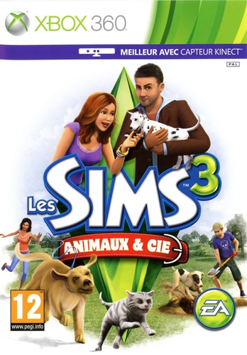 Couverture SIMS 3 ANIMAUX & COMPAGNIE - XBOX360