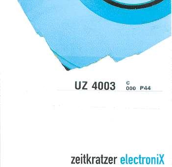 Couverture ELECTRONIX de ZEITKRATZER