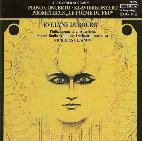 Couverture CONCERTO PIANO / PROMETHEE de Alexandre Nikolayev. SCRIABINE