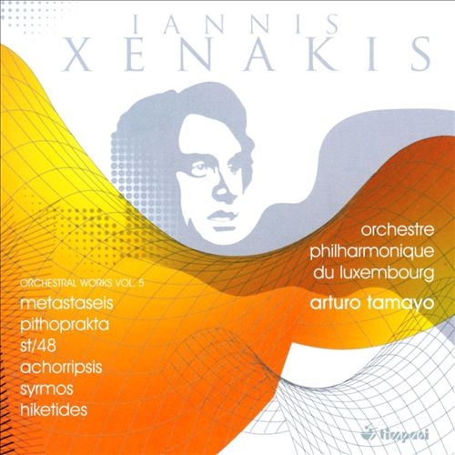 Couverture OEUVRES POUR ORCHESTRE VOL. 5 de Iannis XENAKIS