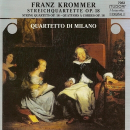 Image du média "QUATUOR A CORDES OP.18, 1,2,3 de Franz KRAMAR-KROMMER"