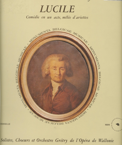 Couverture LUCILE de André-Ernest-Modeste GRETRY