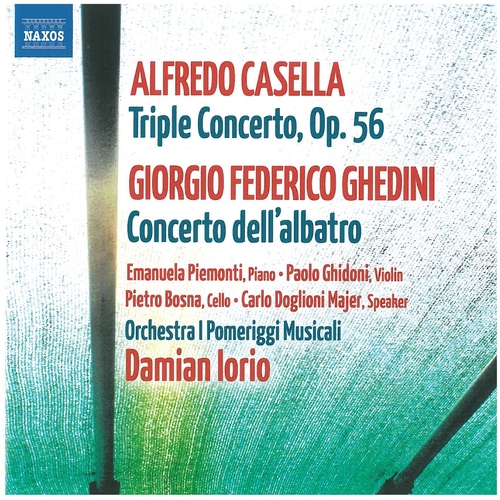 Couverture TRIPLE CONCERTO (+ GHEDINI) de Alfredo CASELLA