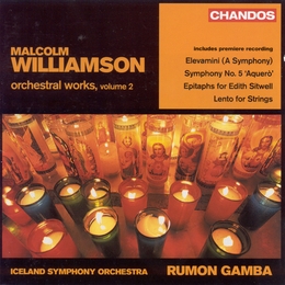 Image du média "OEUVRES POUR ORCHESTRE, VOL.2 de Malcolm WILLIAMSON"