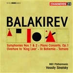 Image du média "SYMPHONIE 1,2/ CONCERTO PIANO OP.1/ OUVERTURE "KING LEAR"... de Mily Alexeyevich BALAKIREV"