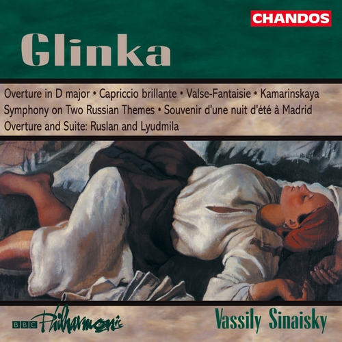 Couverture ORCHESTRE: OUVERTURES / SYMPHONIE SUR 2 THÈMES RUSSES / ... de Mikhail Ivanovich GLINKA