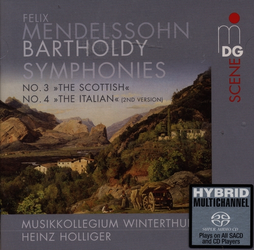 Couverture SYMPHONIES 3,4 de Felix MENDELSSOHN-BARTHOLDY