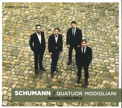 Couverture QUATUORS OP.41 de Robert SCHUMANN