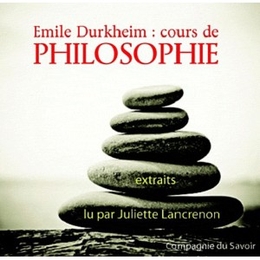 Image du média "COURS DE PHILOSOPHIE (CD-MP3) de Émile DURKHEIM"