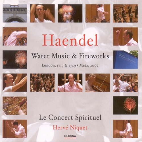 Couverture WATER MUSIC & FIREWORKS de Georg Friedrich HAENDEL