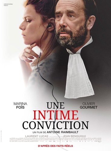 Couverture UNE INTIME CONVICTION de Antoine RAIMBAULT