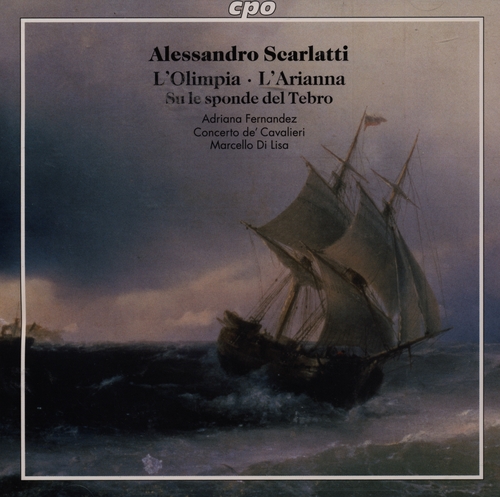 Couverture CANTATES: OLIMPIA / ARIANNA / SU LE SPONDE DEL TEBRO de Alessandro SCARLATTI