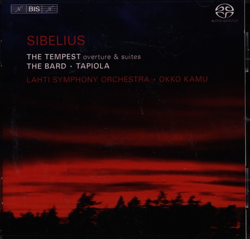 Couverture THE TEMPEST / THE BARD / TAPIOLA de Jean SIBELIUS