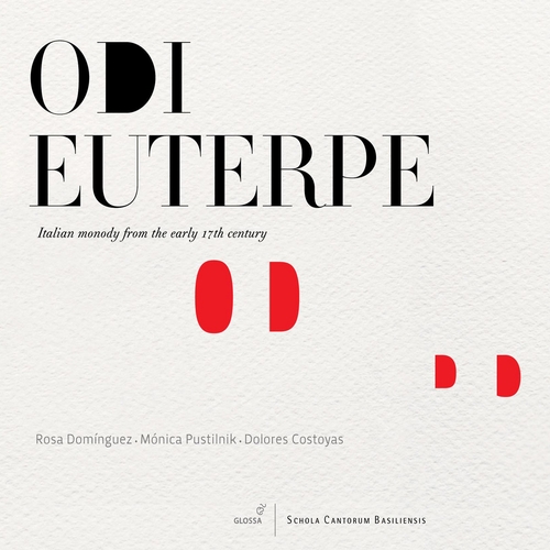 Couverture ODI EUTERPE, MONODIE ITALIENNE DES DÉBUTS DU 17ÈME SIÈCLE