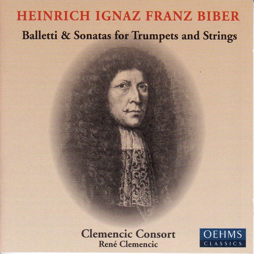 Couverture BALLETS & SONATES POUR TROMPETTES ET CORDES de Heinrich Ignaz von BIBER