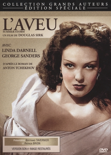 Couverture L'AVEU de Douglas SIRK