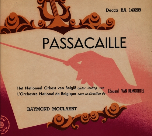 Couverture PASSACAILLE de Raymond MOULAERT