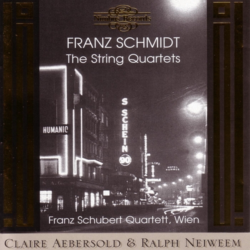 Couverture QUATUOR CORDES 1,2 de Franz SCHMIDT