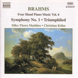 Image du média "PIANO 4 MAINS: SYMPHONIE 1 / TRIUMPHLIED de Johannes BRAHMS"