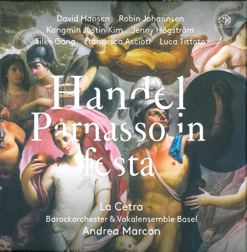 Couverture PARNASSO IN FESTA de Georg Friedrich HAENDEL