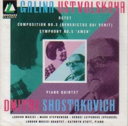 Image du média "OCTUOR / COMPOSITION N°3 / SYMPH.5 (+ CHOSTAKOVITCH) de Galina USTWOLSKAJA"