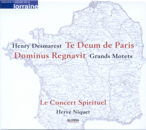 Couverture GRANDS MOTETS: TE DEUM DE PARIS / DOMINUS REGNAVIT de Henri DESMAREST